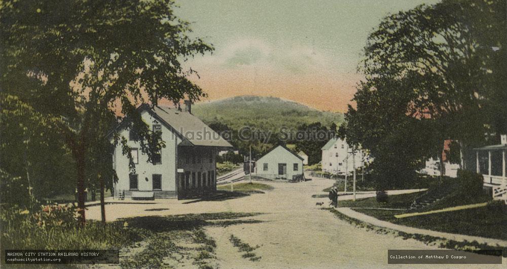 Postcard: Boston & Maine Depot, Warner, New Hampshire